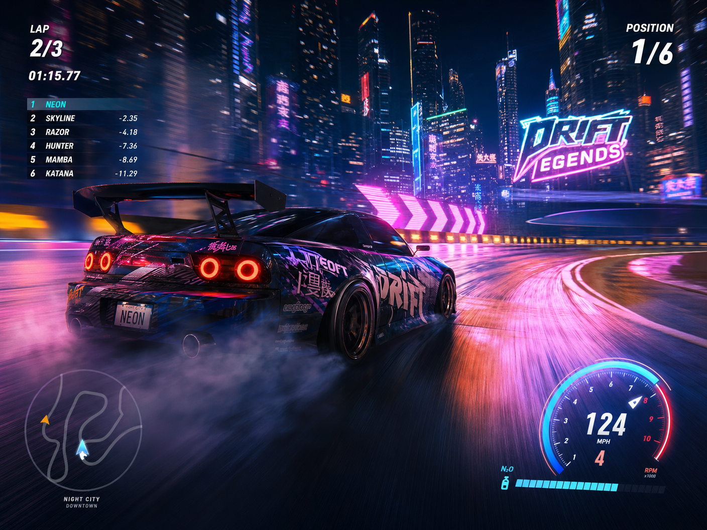 Neon Drift Legends